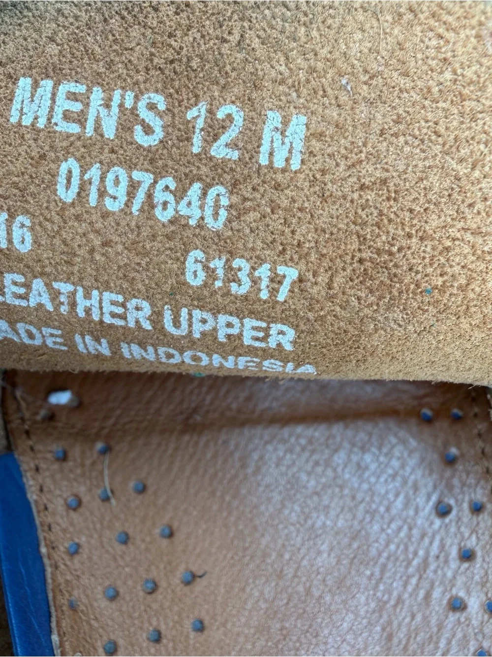 Sperry Top Sider Light Brown Leather 2-Eye Boat Shoes 0197640 Mens Sz 12